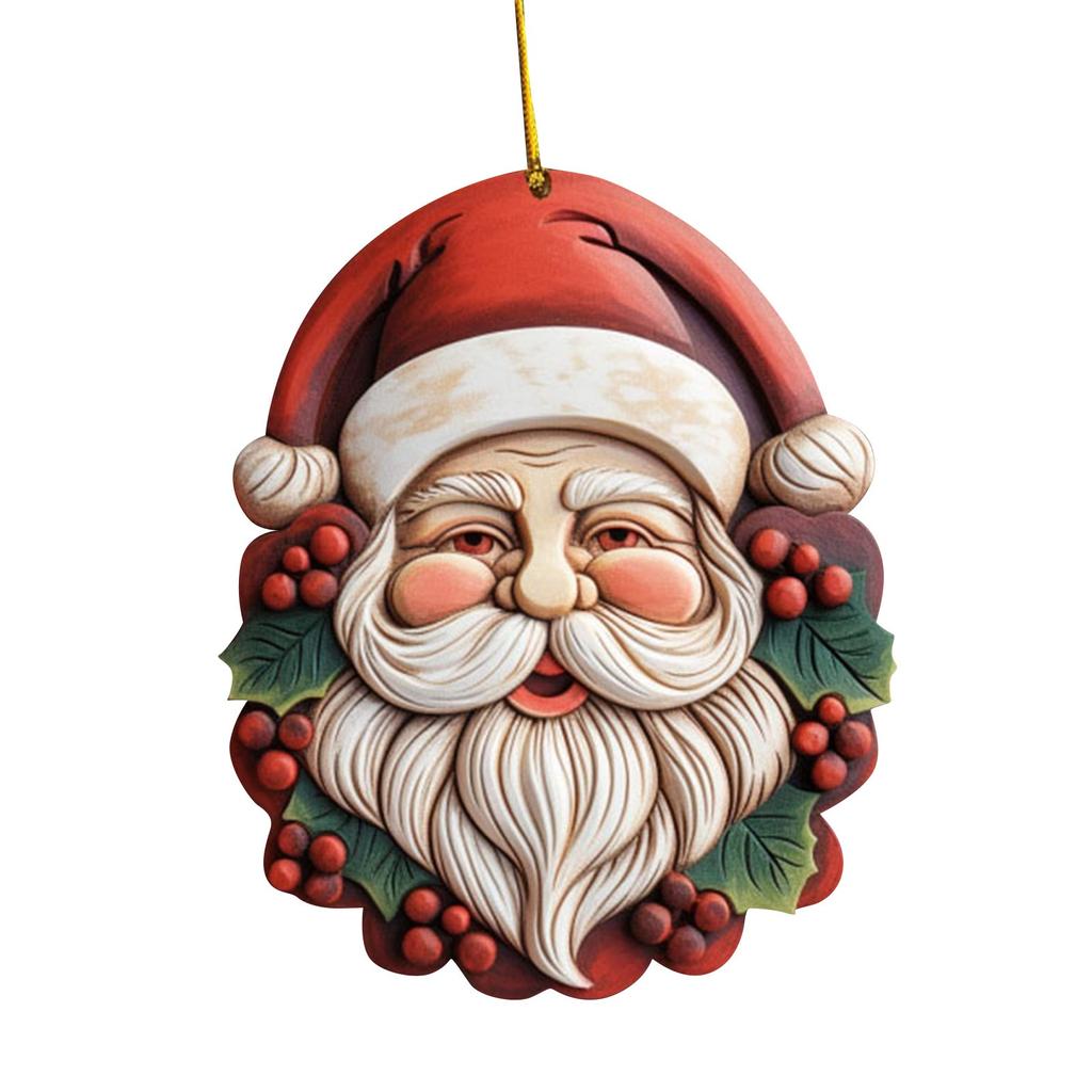 Julgransdekorationshänge Kul tecknat sött hänge Trädgårdsträddekoration oförglömlig present