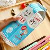 Pencil Case Simulation Milk PU Leather Kawaii Stationery Storage Organizer Pouch Carton