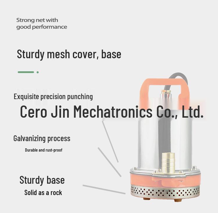 Submersible Pump for Electric Vehicles & Agricultural Irrigation - 12V/24V/48V/60V/72V