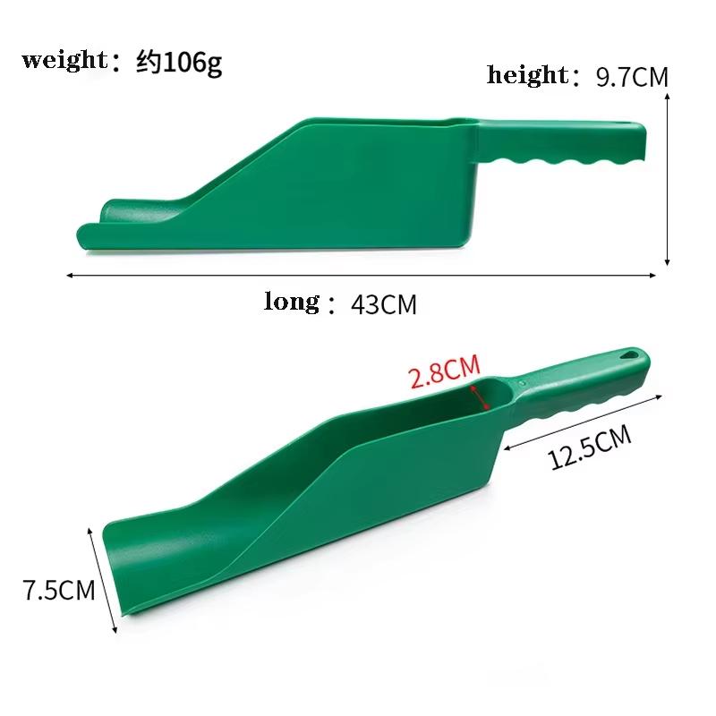 Large Capacity Plastic Gardening Shovel Portable Weeding Tool for Garden Cleaning Leaf Falling Shovel