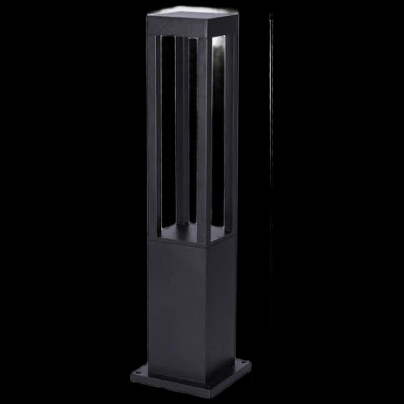 Outdoor Rechargeable Square Garden Pillar Light