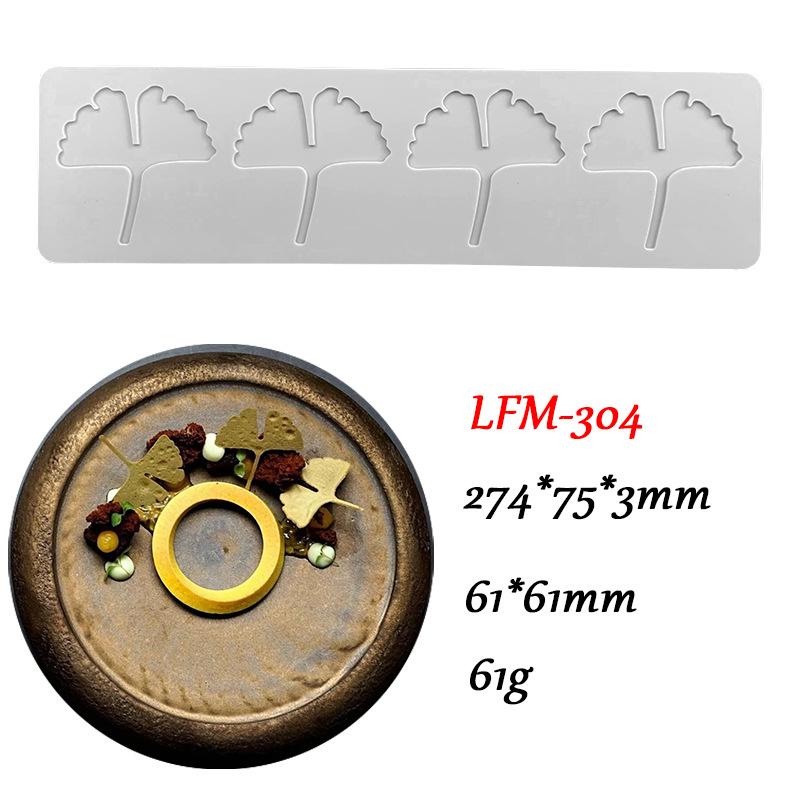 Chinoiserie Pavilion Cool Pad Dantelă Întoarsă Zahăr DIY Frunză Floare Lebădă Ciocolată Subțire Crocant Decorare Tort Copt Formă Silicon