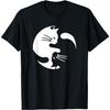 Cat Yin Yang Peace Loving Interconnected T-Shirt Gift Idea T-Shirt