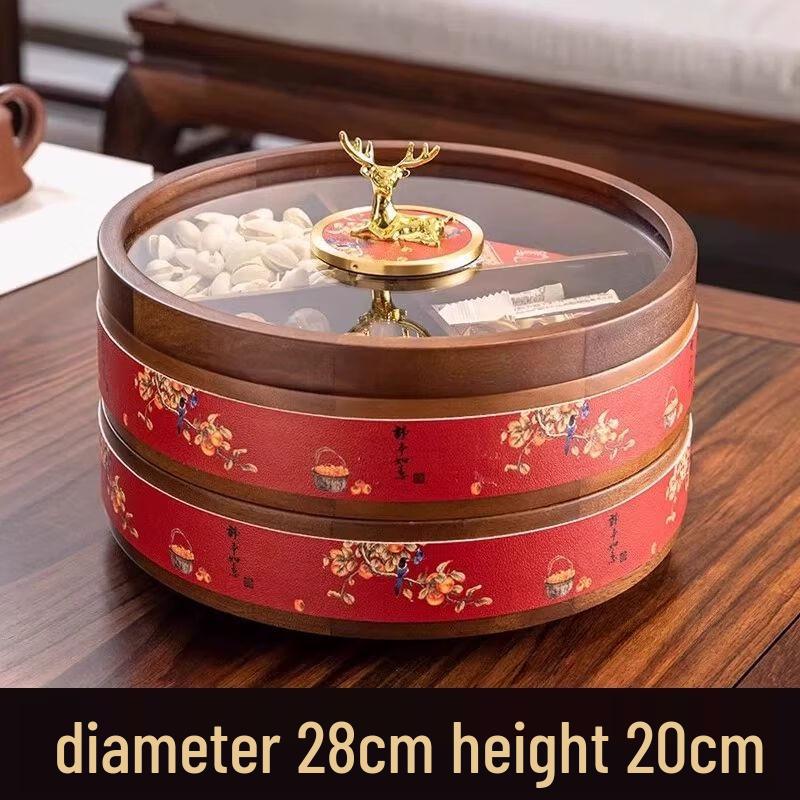 New Chinese Style Wooden Snack Tray