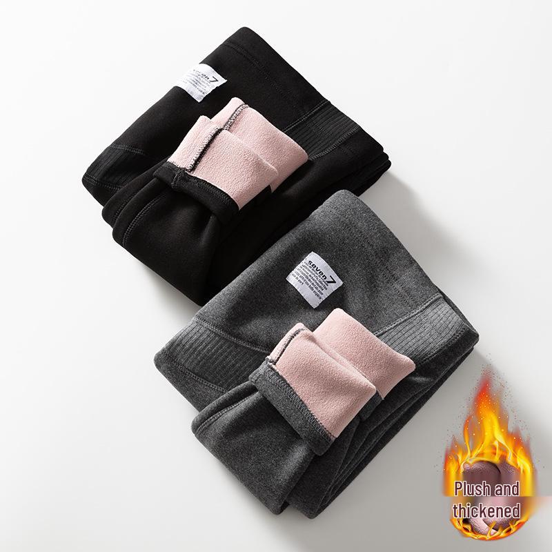 Maternity Leggings: Cotton Nine-Point Pants with Belly Support, Plus Size, Spring/Autumn Style, Plus Velvet for Pregnant Women.