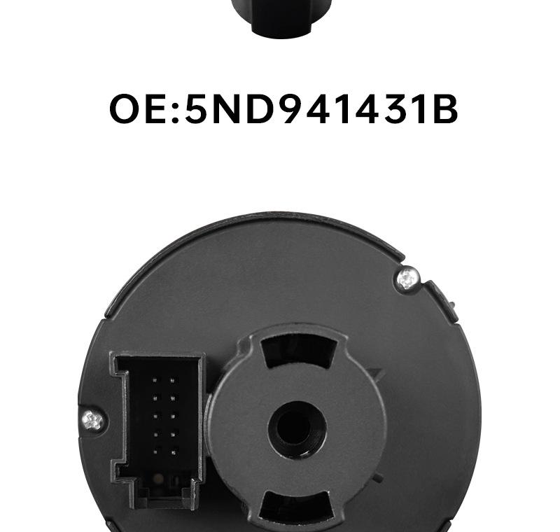 5ND941431B: Headlight, Fog Light & High Beam Switch for VW Magotan & Golf.