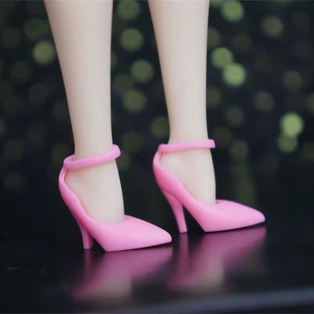 2,2 ~ 2,4 cm Länge Fuß 30cm Puppe Schuhe Kunststoff Puppen Zubehör Puppe Zubehör