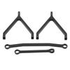 RC Chassis Links Steering Tie Rods Aluminum Alloy Upgrade Parts for FMS FCX24 1Celsius24 Crawler