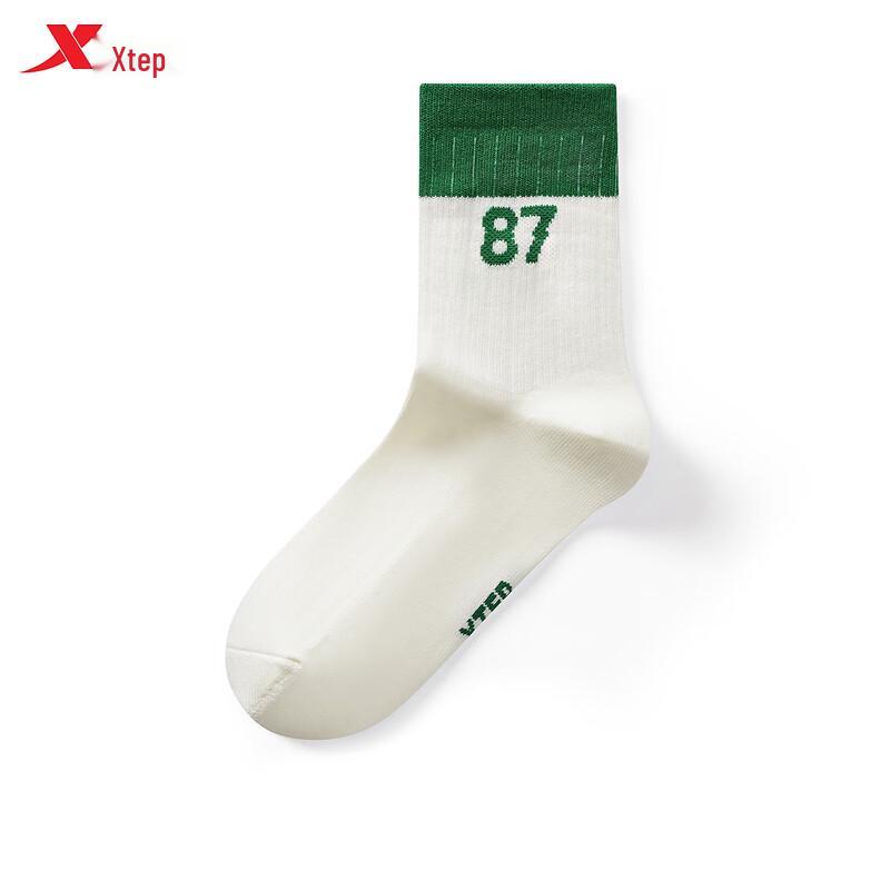 XTEP Men s Sports Crew Socks 3-Pair Pack One Size
