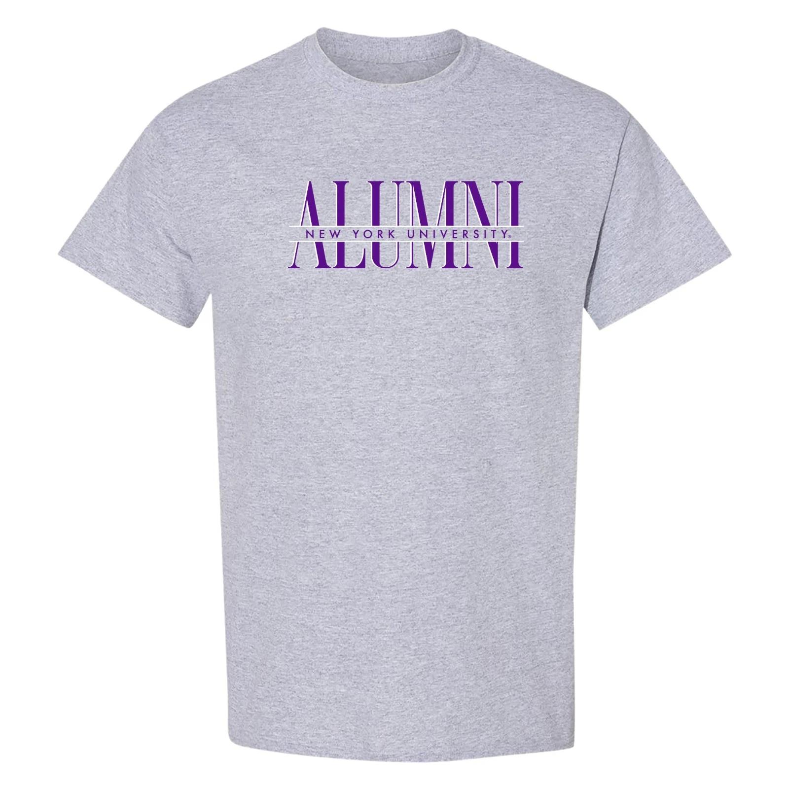 New York University Classic Alumni T-Shirt - Sport Grey 4XL