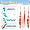 Crochet Hooks Ergonomic Crochet Needle With Floral Resin Grips Non-slip Knitting Tool Craft Supplies For Beginners Women Adults