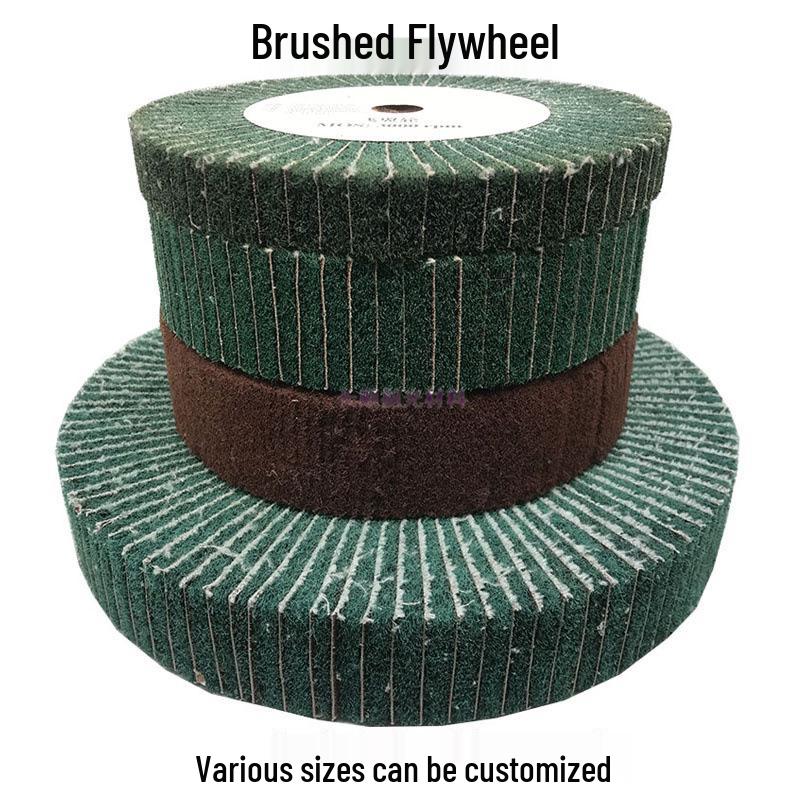 Stainless Steel Sanding Pad: Red/Green Polishing Flywheel