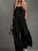 1116 New European and American summer women's clothing fashion women's suit casual vest loose wide-leg pants two-piece set