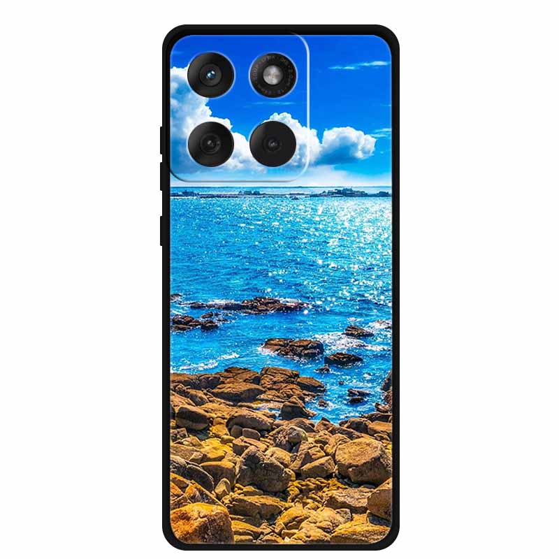Für Motorola Edge 70 5G Hülle 2025 Mode Schwarz Silikon TPU Weiche Handyhülle Für Motorola Moto X70 Air 5G Rückseite Hülle Fundas