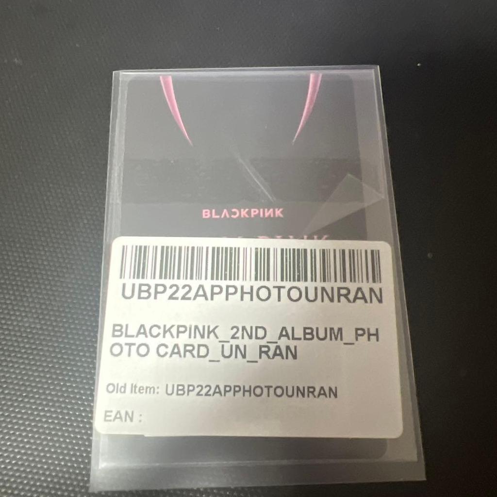 [USED] BLACKPINK Jennie Weverse Fansign Trading Card