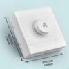 86 Type Fan Speed Controller Adjuster Easy Installation Five Adjustment Home