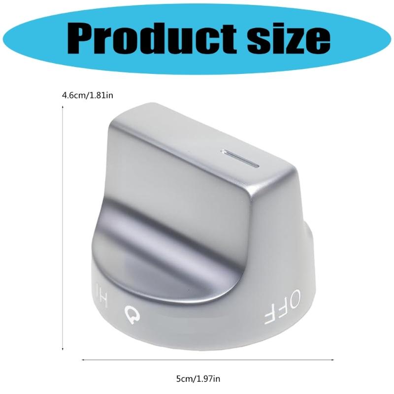 Zinc Alloy Gas Stove Control Handle Replacement Part Easy Installtion Repairing Knob Suitable for Various Models