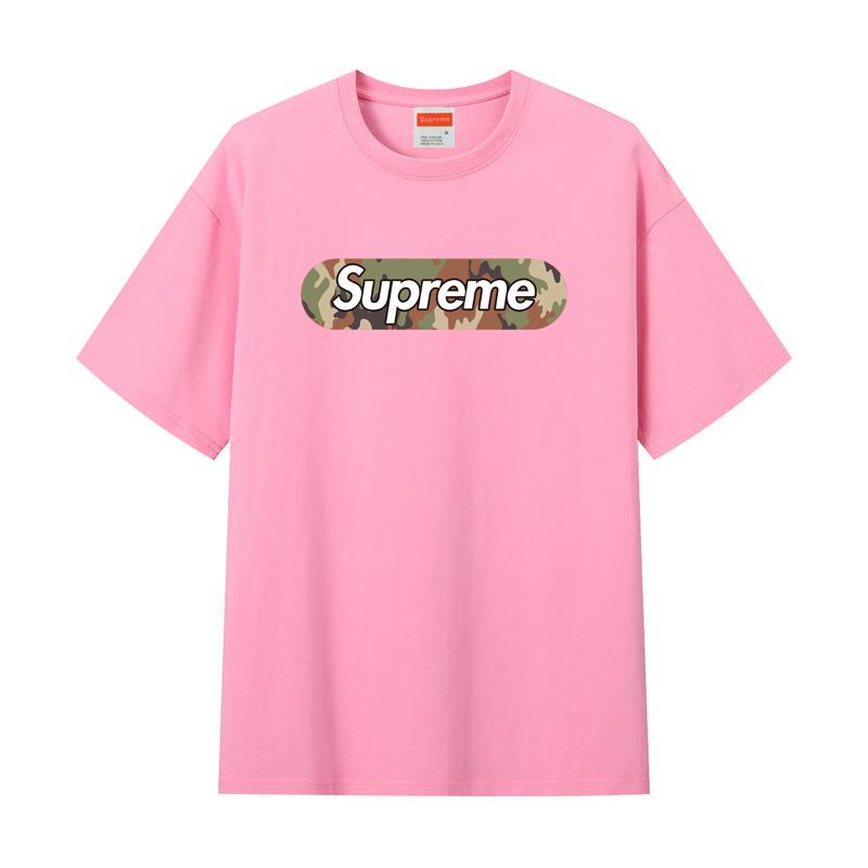 ZL14 Supreme 2025 Sommer-T-Shirt aus reiner Baumwolle mit Rundhalsausschnitt und Aufdruck, hochwertiges Paar-T-Shirt