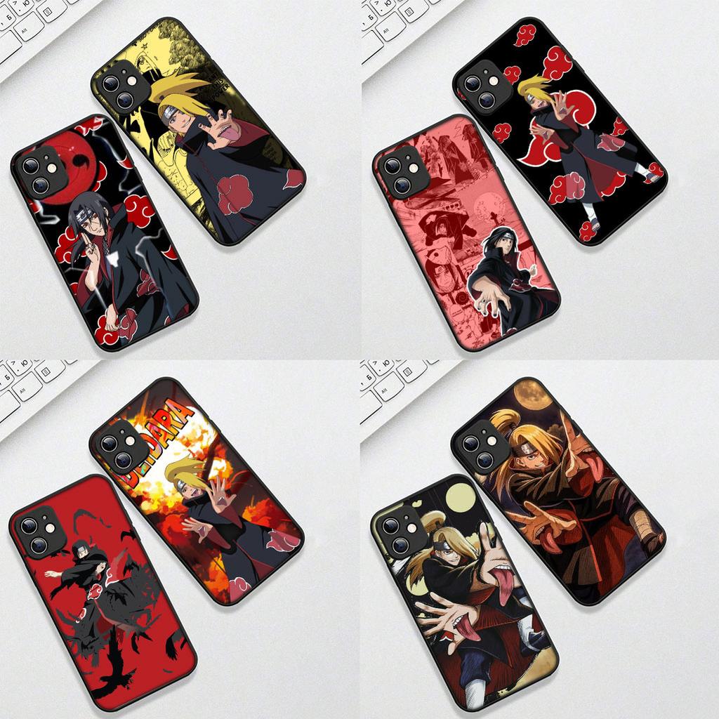 Cover for OPPO A40 A80 A60 A38 A79 A15 A16 A17 A18 A58 A78 A57 A53 A40M 4G 5G Phone Case Deidara Narutos Itachi Uchiha Akatsuki