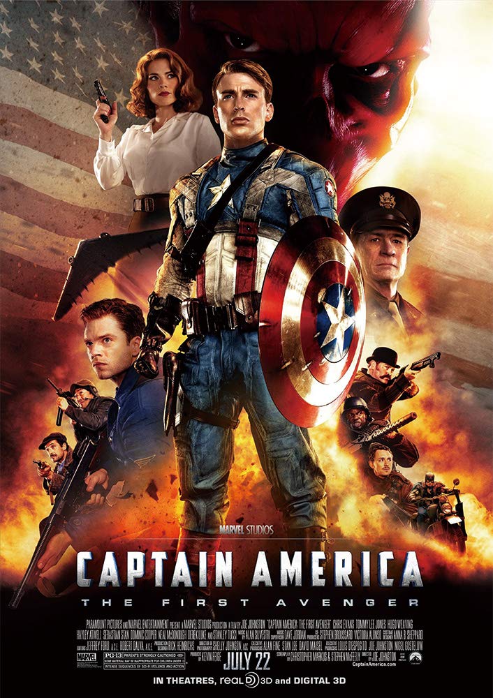 Captain The First Avenger MCU Art Collection America (Blu-ray)