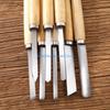 Y5GD 8 stuks Carving Mes Draaibank Set Draaigereedschap Houtbewerking Beitel Scheef