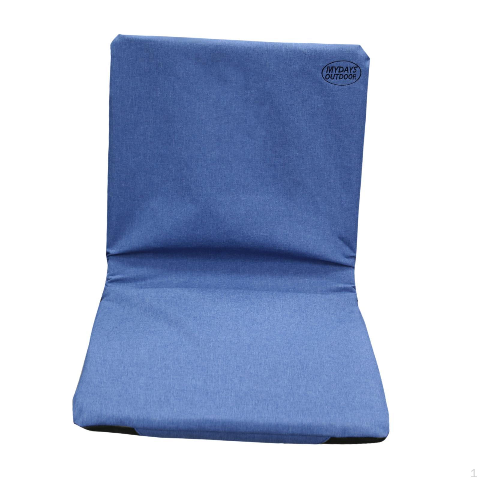 

Регулируемая подушка для сиденья с поддержкой спины для пляжа и походов синий