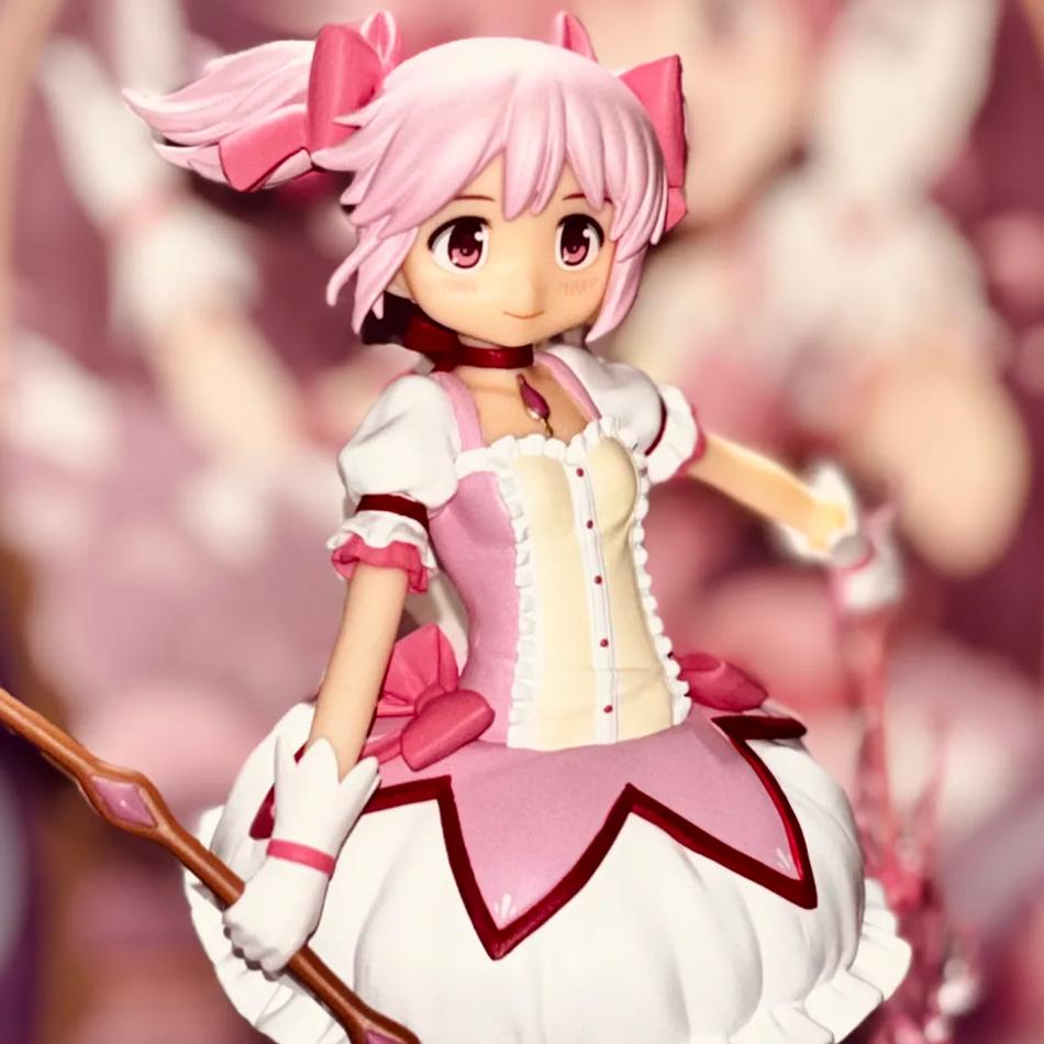 18cm Puella Magi Madoka Magica Anime Figurka Kaname Madoka Akční Figurka Kouzelná Dívka Model Dekorace Soška Panenky Hračky Vánoční Dárek