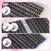 False Eyelashes 30D40D Multiple Hairs 14 Rows 280 Clusters Dense Curling Mixed Explosion