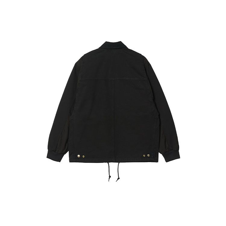 Carhartt WIP Medley Dearborn Canvas 12oz Jacket Black (Garment Dyed) Men Streetwear I030439-89-GD