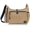 BB Field Shoulder Bag for Men and with Cooler 2419 Women, Lightweight, Water-Repellent, Pocket, (Khaki)