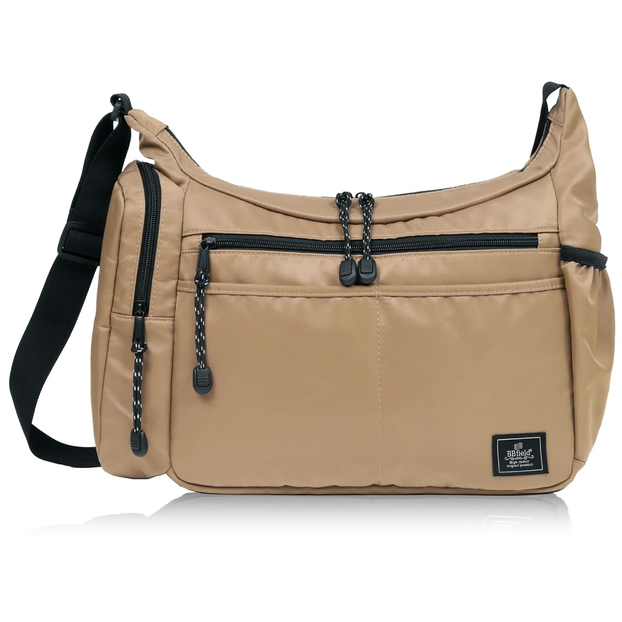 

BB Field Shoulder Bag for Men and with Cooler 2419 Women, Lightweight, Water-Repellent, Pocket, (Khaki)