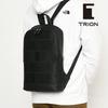 DPC261 Daypack Backpack Cowhide Glove Leather Patchwork Couple Double Zipper Black [Tryon] Opening/Close Men's