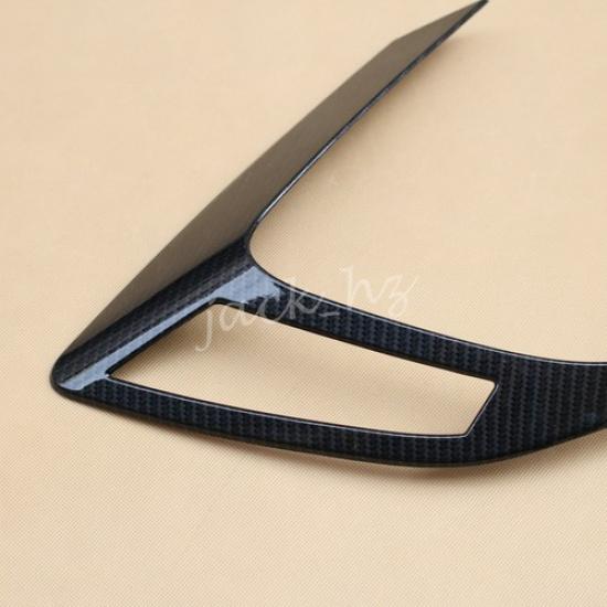 Carbon Fiber Tail Light Cover Trims Accessories For Honda Civic Sedan 2016-