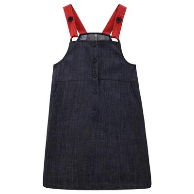 Hacikis Sommer Latzkleid aus Denim für Mädchen