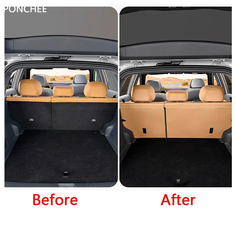 For Geely Galaxy Starship 7 EM-i 2025 Leather Protective Pads for The Backrests of The Trunk Seats Automobile Supplies