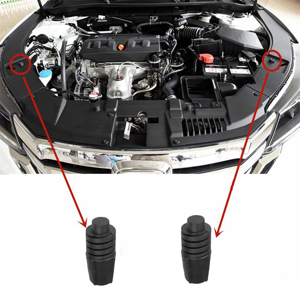 2Pcs Car Hood Rubber Bumper Hood Bumper Cushion Stoppers For Honda Civic Accord