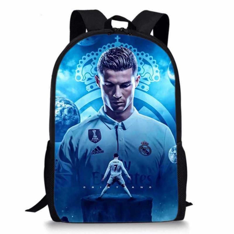 Cristiano Ronaldo Basketball Sports Backpack With Waterproof Polyester For Middle School Students