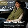 Fast Heating Wearable Heated Blanket Shawl Electric Throw for Camping Travel Winter Car Office Sofa Bed Warm Gift for Elderly