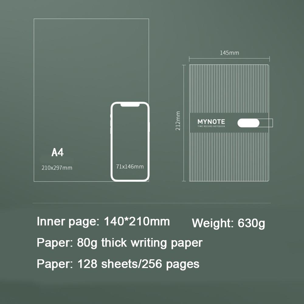 (Logo Can Be Engraved) A5 Buckle Business Leather Notebook, Student Notepad, Meeting Minutes, Diary, Subject Notebook