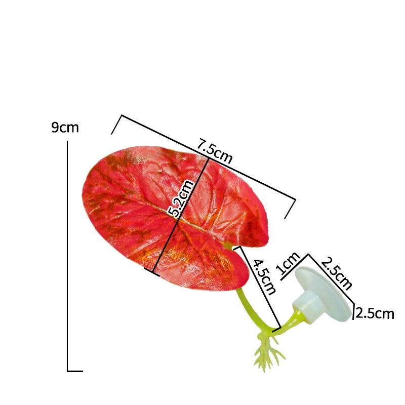 Simulated Leaves Artificial Fish Resting Leaf Fake Aquarium Plant Fish Tank Landscaping Leaf Betta Fish Spawning Leaves Hammock