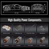 cxjva7 4688PCS Technical RC Car Toys The MOC Black La Voiture Noire Building Block Assembly Sport Car Brick Kids Christmas Gift