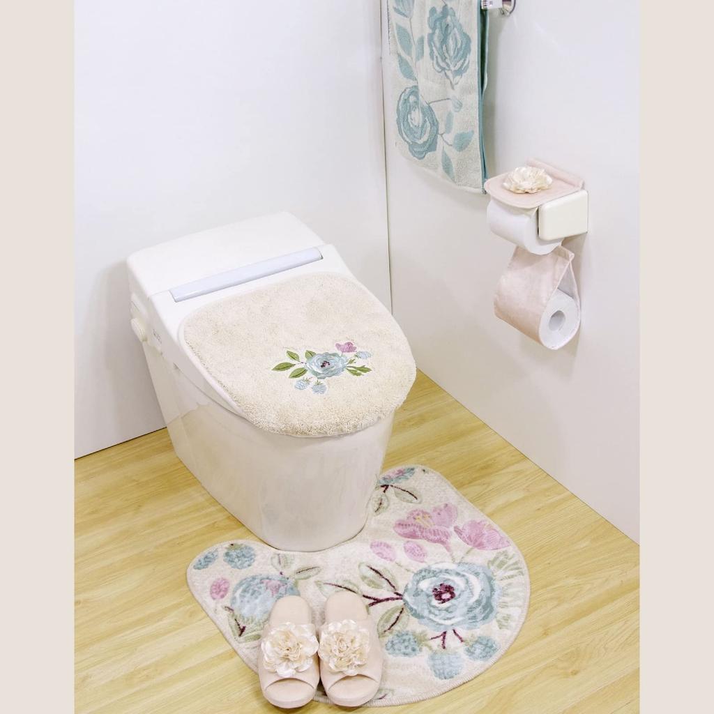 Senko S.D.S Flor Papier Toilet Mat, Approx. 58 X 60 Cm, Beige, Made In Japan, Antibacterial and Odor Resistant, 36421