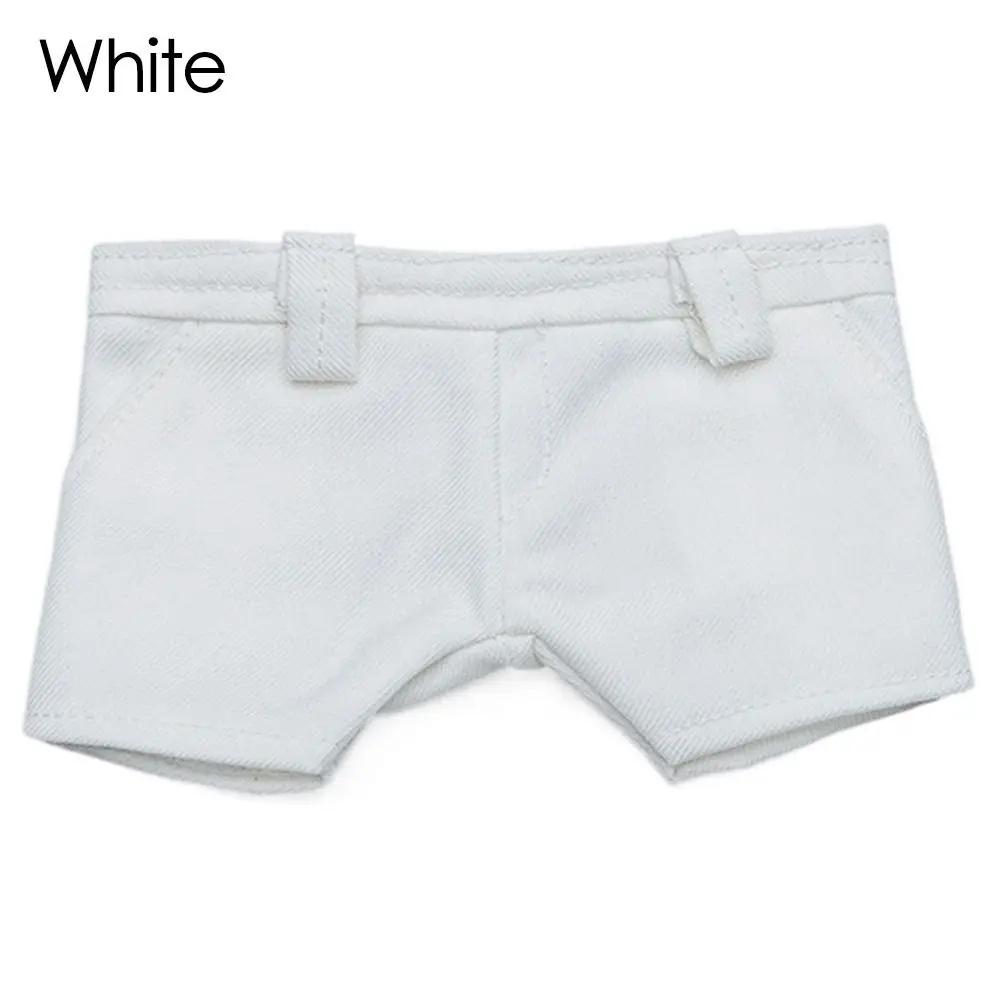 20CM Baumwollpuppenkleidung Hose Bonbonfarbe Jeansshorts Vielseitige Freizeitkleidung Jeanshosen Für Idol-Puppen Zubehör Spielzeug