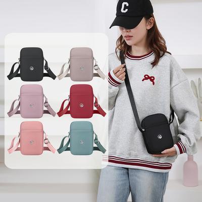 Damen Oxford Kleine Tasche Handy-Tasche Schulter Umhängetasche