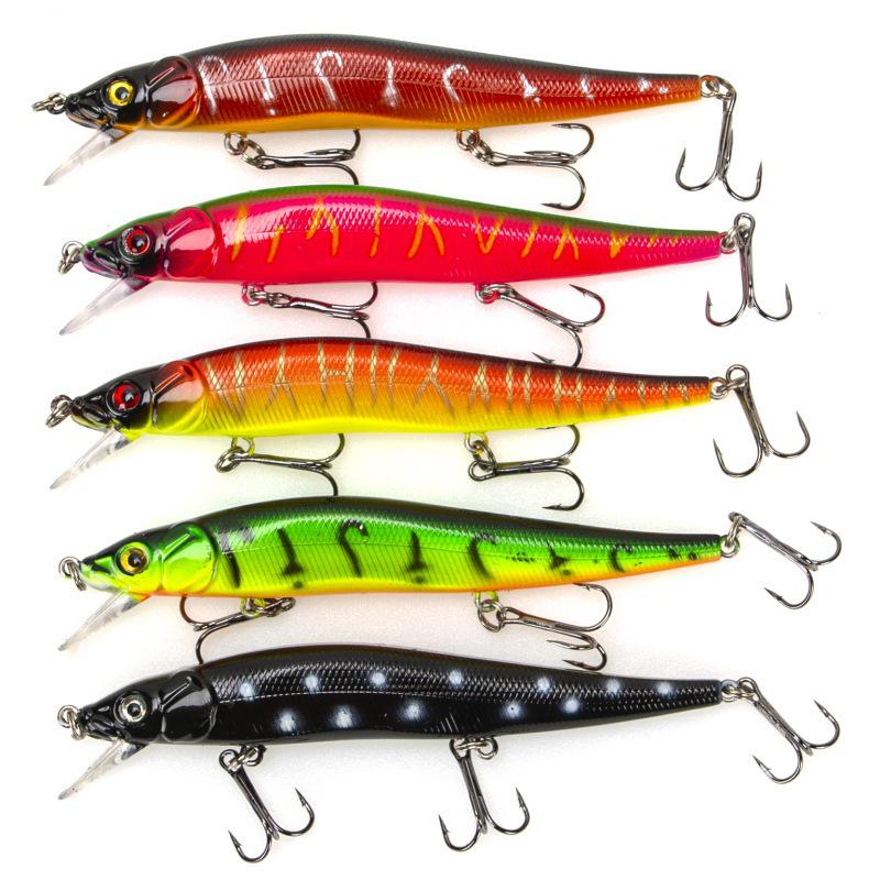 12cm/14g Bionic Rattling Minnow: Realistic Floating Hard Lure for Asp/Perch Fishing