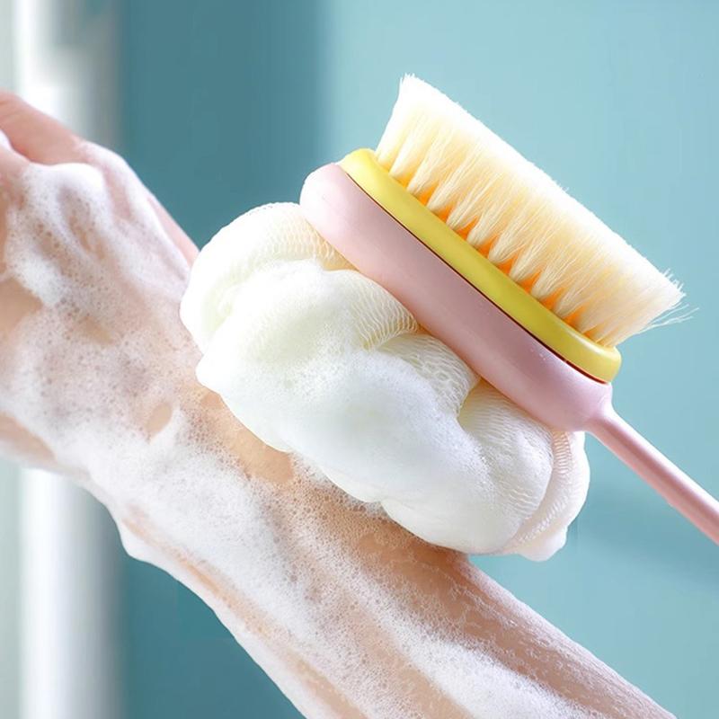 Bath Back Brush Artifact Soft Hair Long Handle Rub Back Back Rub Bath Brush Body Rub Mud Do Not Ask For Help Strong Rub Bath