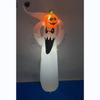 1 8m Glowing White Ghost Holding Pumpkin Halloween Inflatable Decoration DIY Party Prop