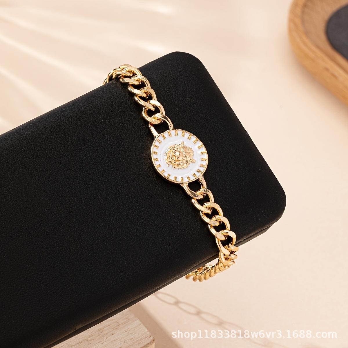 Популярные Аксессуары Браслет Голова Льва Женская Индивидуальность Хип-Хоп Панк Стиль Модный Браслет