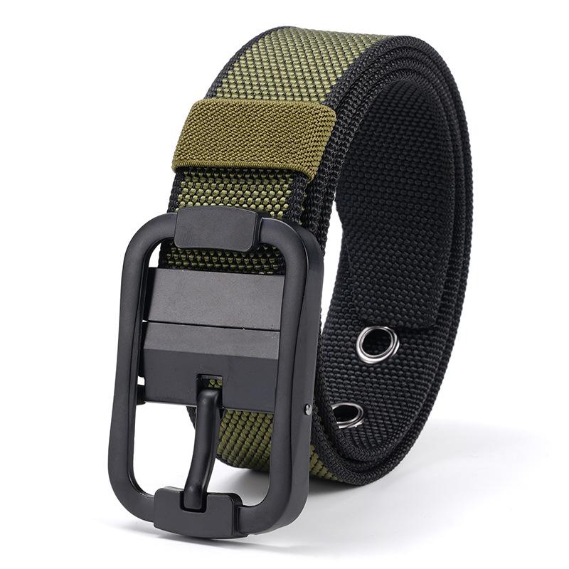 

Мужской ремень, стеганый нейлоновый тактический ремень с тесьмой, для людей среднего возраста и молодежи, для активного отдыха, модный ремень для брюк 120cm