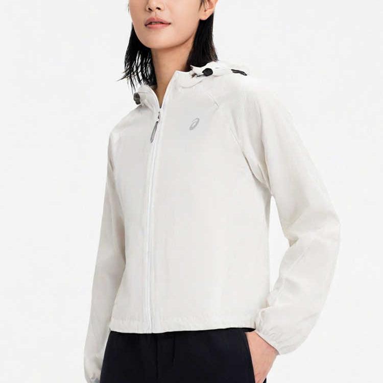 Asics Sports Lifestyle Series Hooded Raglan Comfortable Jacket Women Jacket White 2012D248-100